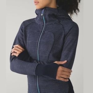 LuluLemon Women's Scuba Hoodie Naval Double Dot